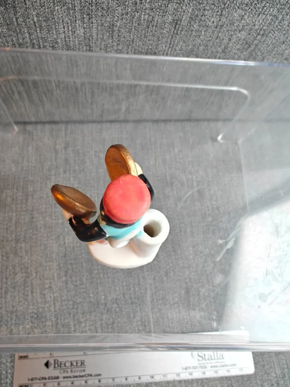 Vintage Vickie Thomas Collections vTc Ceramic Monkey Birthday Candle Holder